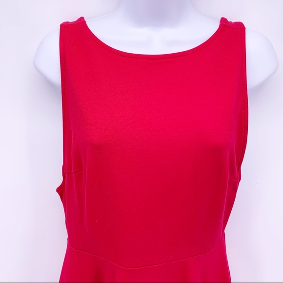 Cooperative Red Fit and Flare Mini Dress Size M - Picture 3 of 8